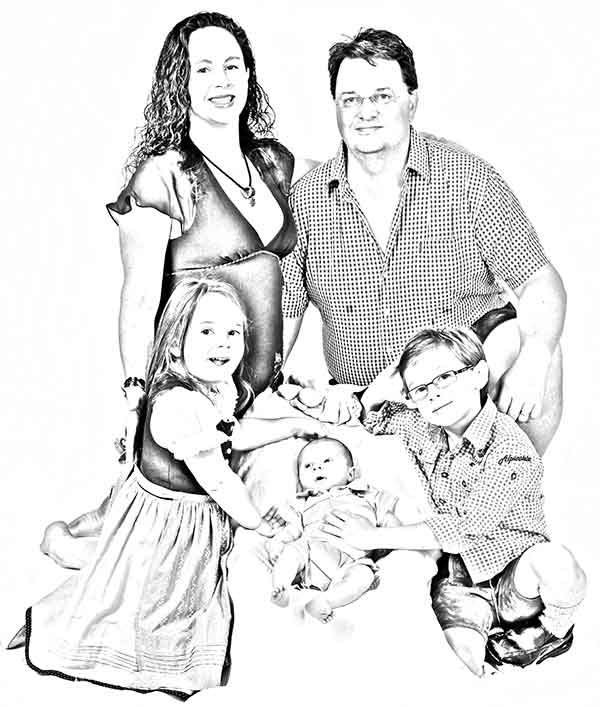 Family Sketch Pic