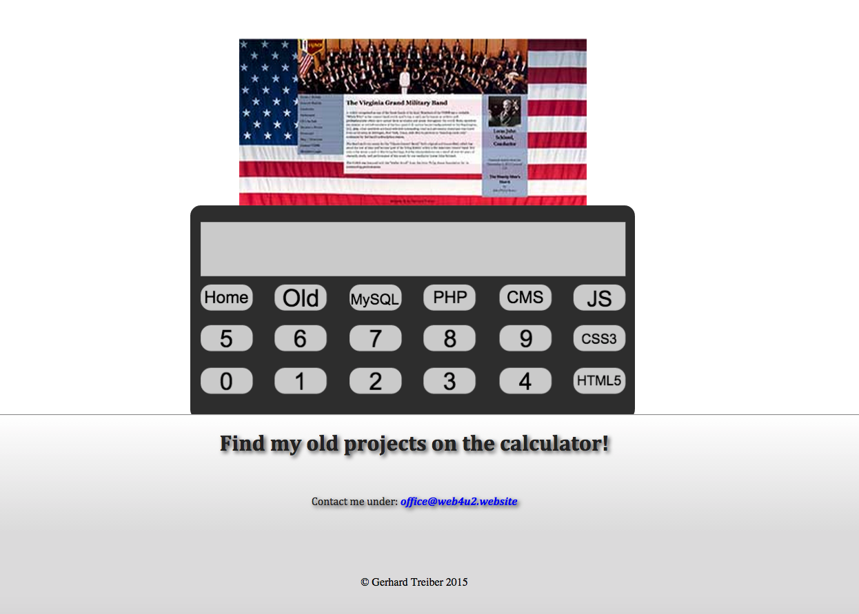 Calculator that outputs homepages